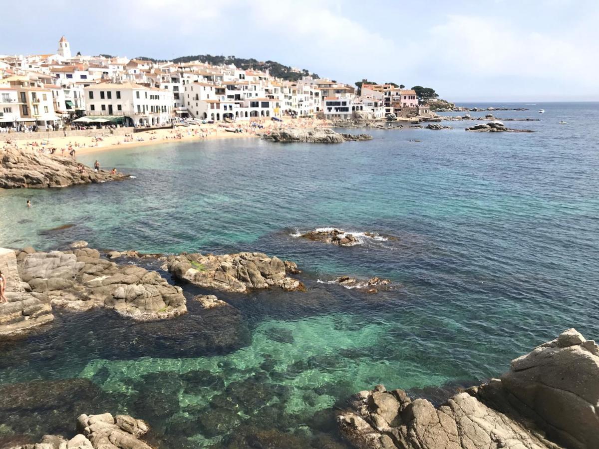 Calella De Palafrugell - Piso Reformado Con Piscina, Wifi Y Parking Gratuito Apartman Kültér fotó
